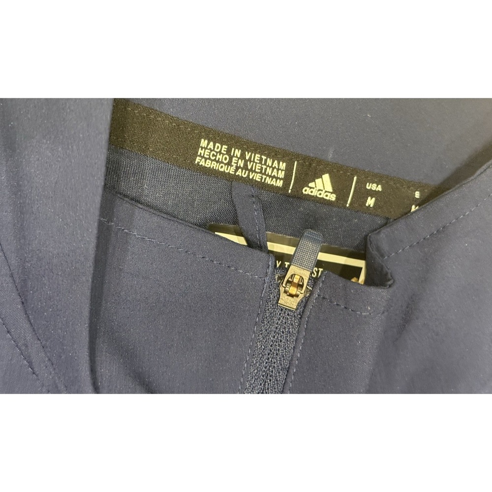 Delaware Blue Hens adidas Mens Stadium 1/4 zip  blue shirt size M New - Picture 4 of 8